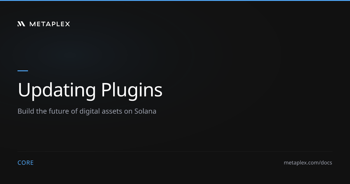 Updating Plugins | Core
